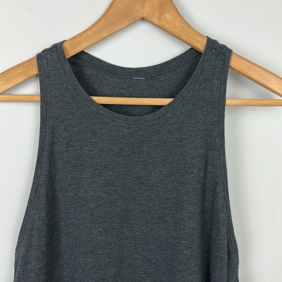 Lululemon Tie & Go Soft Pima Cotton Tank in Heathered Black - Picture 9 of 12